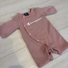 Champion ピンクロンパース 長袖
