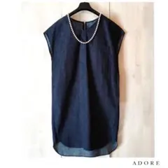 ◆幻◆ 希少新品　定価3.8万円 ADORE VERY掲載　デニムワンピース