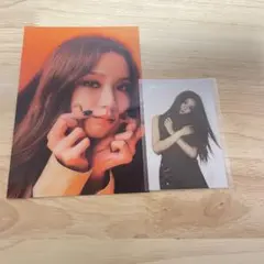 BLACKPINK ジス　トレカ　ポストカード