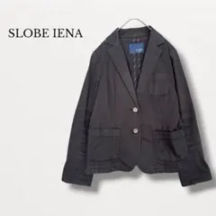 スローブイエナ【S】コットンテーラードジャケット ブレザー ブラックのサムネイル