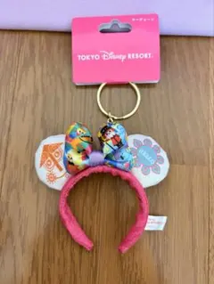 東京ディズニーリゾート ミニー耳カチューシャ風キーホルダー