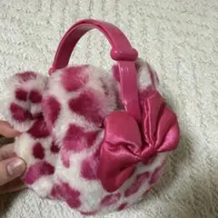 ディズニーリゾート豹柄 ヒョウ柄耳 てイヤーマフ ミニーちゃん廃盤品