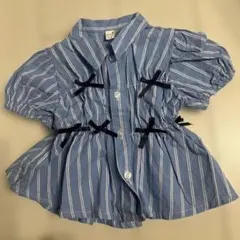 apres les cours 半袖ストライプシャツ