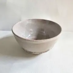 白磁茶碗 詳細不明 検）李朝 堅手 高麗茶碗 朝鮮美術 粉引 井戸茶碗