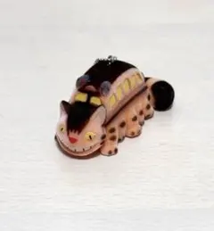 となりのトトロ フロッキングキーチェーン キーホルダー ネコバス