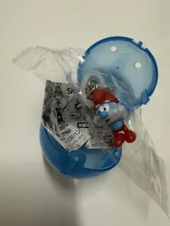 スマーフ めじるしアクセサリー パパスマーフ　ガチャガチャ
