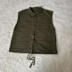 オリーブ ノースリーブベスト