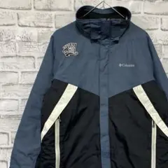 コロンビア　マウンテンパーカー中綿レディースM ブラック刺繍アウトドア0119