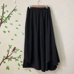 美品　完売品　オズモーシス アシンメトリーレイヤードスカート　ブラック