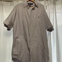 00s Ralph Lauren Blake 半袖シャツ Sサイズ ストライプ