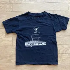 スヌーピー120 Tシャツ 紺色 PEANUTS スヌーピーカフェ購入