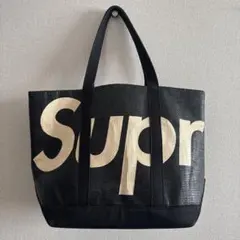 Supreme Raffia Tote トートバッグ ブラック シュプリームのサムネイル