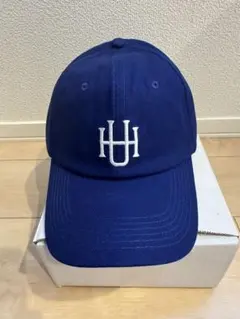UNNAMED HEADWEAR DEEP LOGO BLUEキャップ 深め