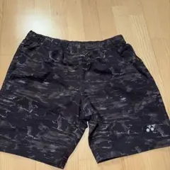 YONEX ヨネックス ハーフパンツ ブラック カモフラ柄 Lサイズ - メルカリ