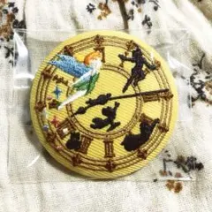【大人気】ディズニー　刺繍缶バッチ　ズートピア