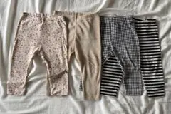 【ユニクロ】ベビーレギンス4点セット 80cm