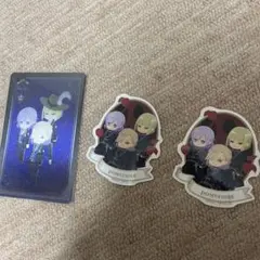 ディズニー ツイステッドワンダーランド ポムフィオーレ寮カードステッカー