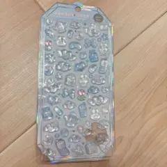 ボンボンドロップシール　シャーベット　みずいろボンボン