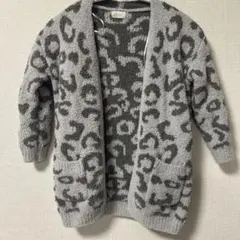 Millys グレー レオパード柄 カーディガンのサムネイル