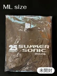 SUMMER SONIC 2026スタッフTシャツ　ML サイズ　未開封Crew