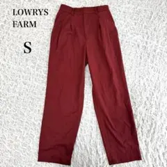 LOWRYS FARMローリーズファーム　カジュアルパンツ S ワインレッド