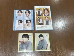 山中一輝 年末テレビ誌5枚セット（推しレコカード含む）