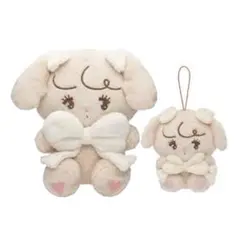 mikko 抱きしめおリボン　ぬいぐるみ　マスコット　ナッツ　プライズ　プードル