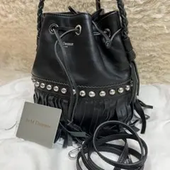 【超美品】J&M DAVIDSON ショルダーバッグ　フリンジ　カーニバル　M