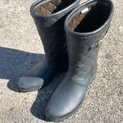 MONTARRE ブラック キルティング 長靴