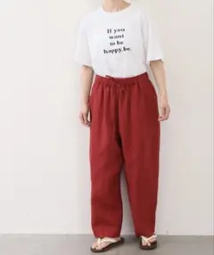ジャーナルスタンダードラックス未使用リネンワッシャーイージーパンツのサムネイル