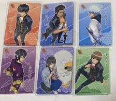 銀魂 カードダス クリアコレクション ぐらふぃっくカード 6枚セット