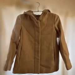 anyFAM フード付きベージュコート