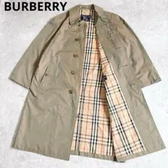 Burberrys ステンカラーコート ノバチェック コットン ベージュ EL
