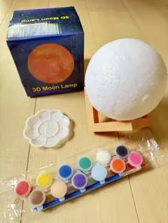 月型ペイントクラフトキット　絵具セット付