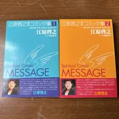 江原啓之 原作　スピリチュアルコミックメッセージ　２冊　漫画　和田青子