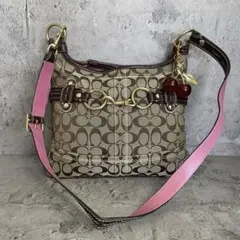 RARE COACH コーチピンクミニ Zoe ショルダーバッグ | Mercari