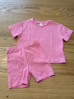 3y 92-98cm ピンク　セットアップ　コットン　キッズ服