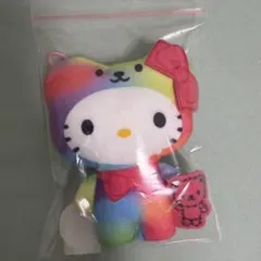 レインボー ハローキティ ぬいぐるみ　マクドナルド