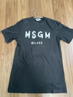 MSGM ロゴプリント Tシャツ ブラックのサムネイル