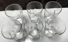シンプル　グラス　ガラスコップ　6客セット