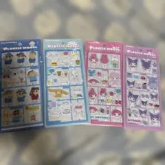 PLASTIC MODEL SEAL 4種セット クレヨンしんちゃん サンリオ
