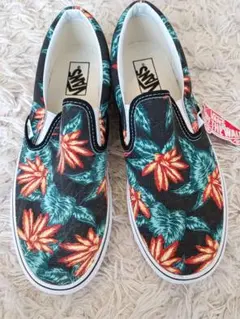 島*】様 VANS スリッポン フローラルパターン