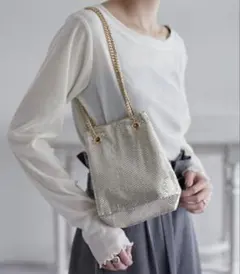 巾着バッグ　パーティーバッグ