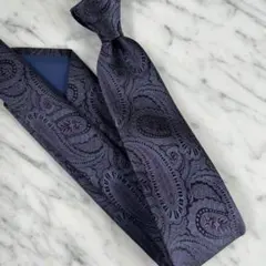 【新品】グレープ×グレーペイズリー