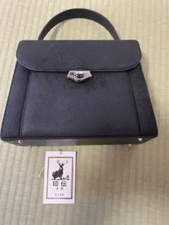 JRA 鹿革 印傳 漆加工 トートバッグ ポーチ付 黒 - メルカリ