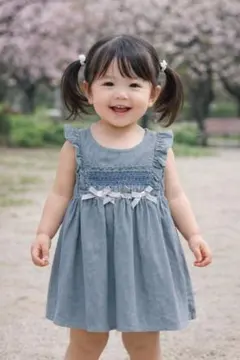 【Be be 】コーデュロイ　ジャンパースカート　90cm 女の子　春秋冬