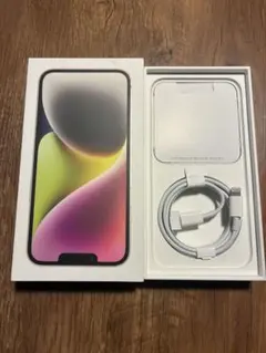 iPhone 14 箱　USB-C to Lightningケーブル　ピン