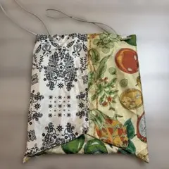 manipuri プリントコンビトートバッグ