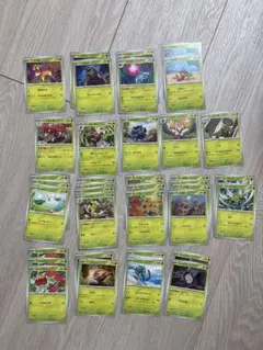 ポケモンカードセットまとめ売り　草ポケモン
