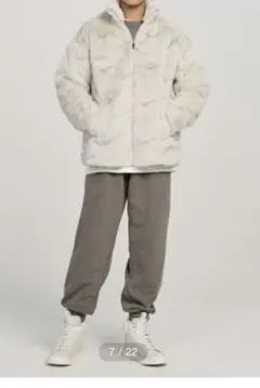 ナイキ スポーツウェア ジュニア フェイク ファー ジャケット